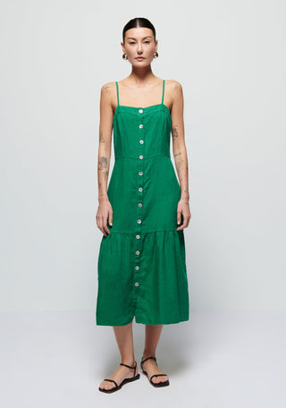 Luciana Dress Verdant Green - Nation LTD - Color Game