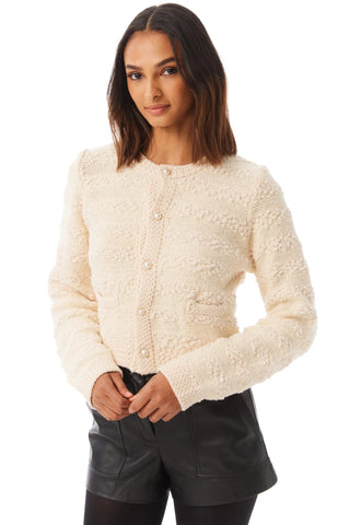 Lucy Cardigan Sweater Ivory - Allison New York - COLOR GAME