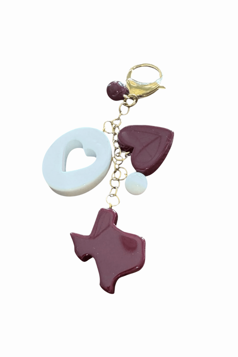 Luxe League Bag Charm Texas Edition - Gameday Luxe - COLOR GAME