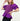 Macy Purple Mixed Media Puff Sleeve Top - THML - COLOR GAME