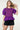 Macy Purple Mixed Media Puff Sleeve Top - THML - COLOR GAME