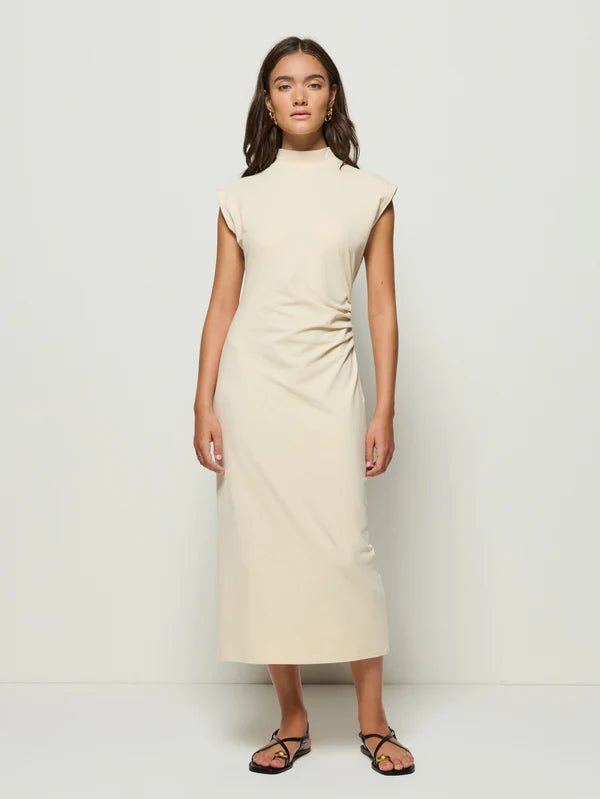 Marceline Midi Dress Parchment - Nation LTD - COLOR GAME