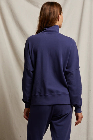 Maren Half - Zip Sweatshirt Dusk - perfectwhitetee - COLOR GAME