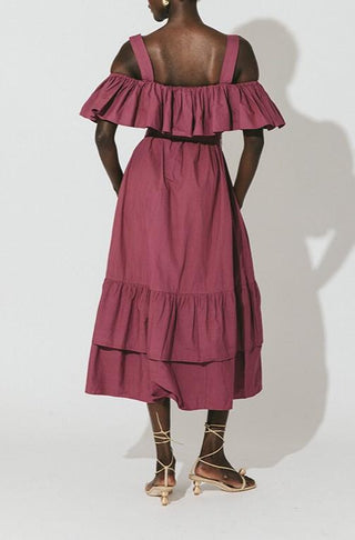 Marianne Midi Dress Plum - Cleobella - COLOR GAME