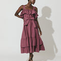 Marianne Midi Dress Plum - Cleobella - COLOR GAME