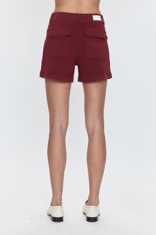Marissa High Rise Utility Short Sangria - Pistola - COLOR GAME