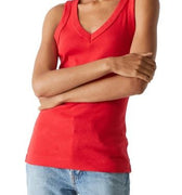 Maya V - Neck Tank Top Cardinal - Michael Stars - COLOR GAME