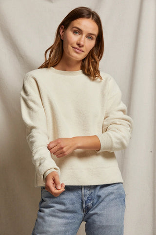 Mayer Inside - Out Fleece Sweatshirt Oatmeal - perfectwhitetee - COLOR GAME