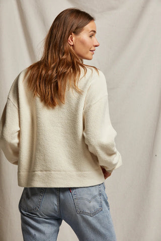 Mayer Inside - Out Fleece Sweatshirt Oatmeal - perfectwhitetee - COLOR GAME