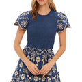 McKenzie Chambray Eyelet Mini Dress - Allison New York - COLOR GAME