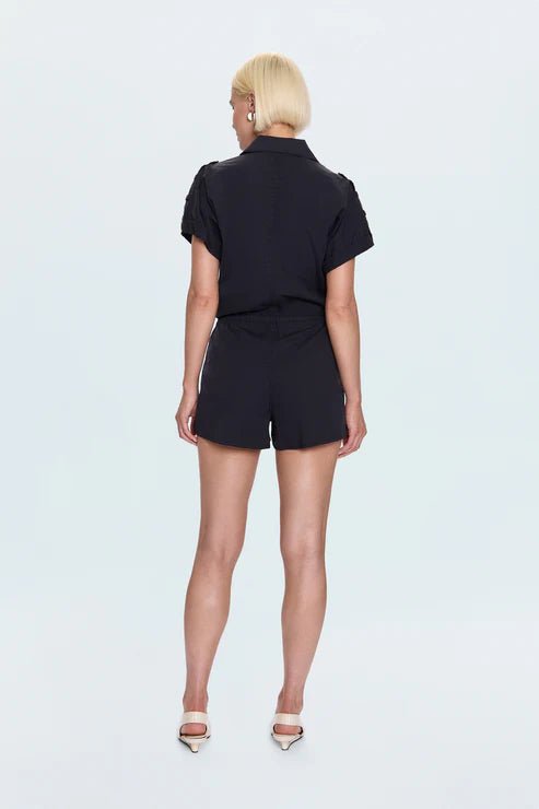 Meg Zip Front Romper Fade To Black - FINAL SALE - Pistola - COLOR GAME