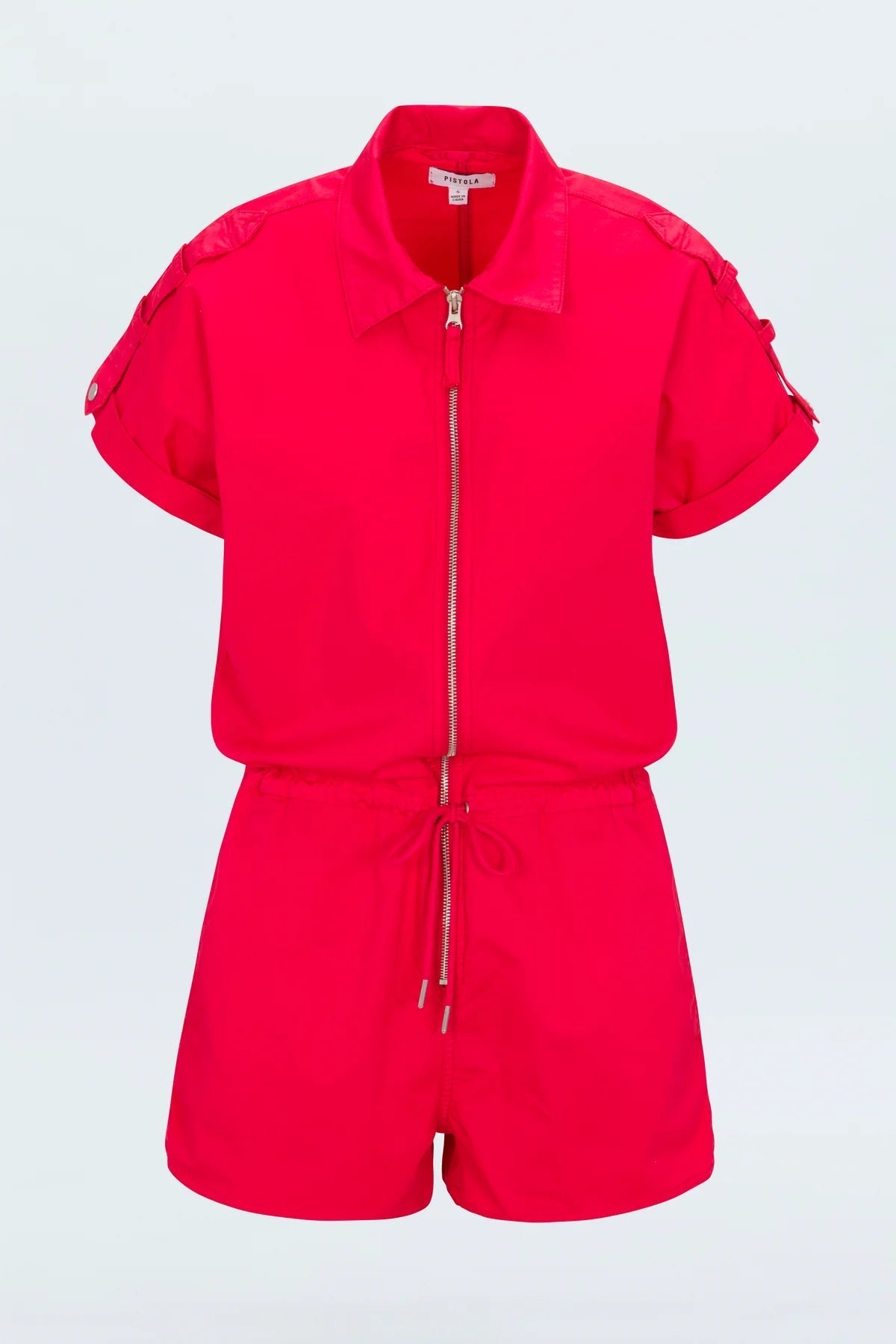 Meg Zip Front Romper Ruby - Pistola - COLOR GAME