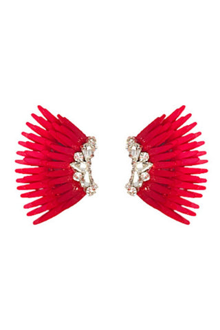 Mega Mini Madeline Earrings Crimson Crystal - Mignonne Gavigan - COLOR GAME