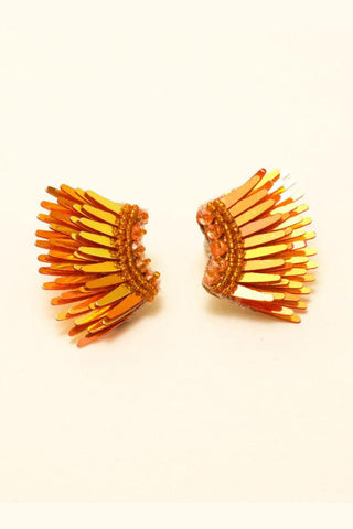 Micro Madeline Earrings Metallic Orange - Mignonne Gavigan - COLOR GAME