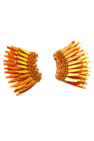 Micro Madeline Earrings Metallic Orange - Mignonne Gavigan - COLOR GAME