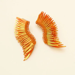 Midi Madelilne Earrings Metallic Orange - Mignonne Gavigan - COLOR GAME