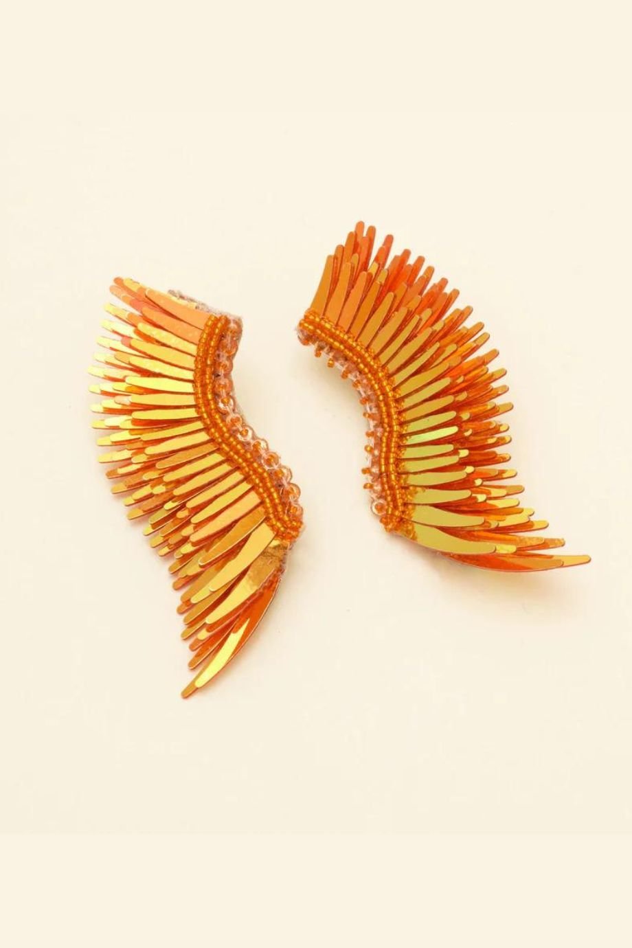 Midi Madelilne Earrings Metallic Orange - Mignonne Gavigan - COLOR GAME