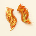 Midi Madelilne Earrings Metallic Orange - Mignonne Gavigan - COLOR GAME