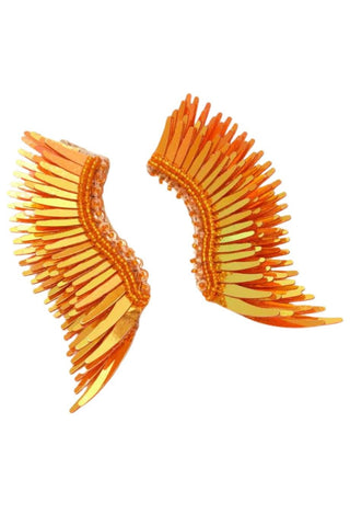 Midi Madeline Earrings Metallic Orange - Mignonne Gavigan - COLOR GAME