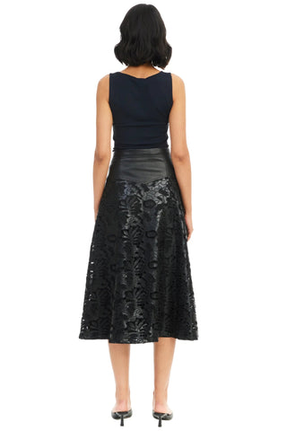 Mila Mid Skirt Black - Allison New York - COLOR GAME