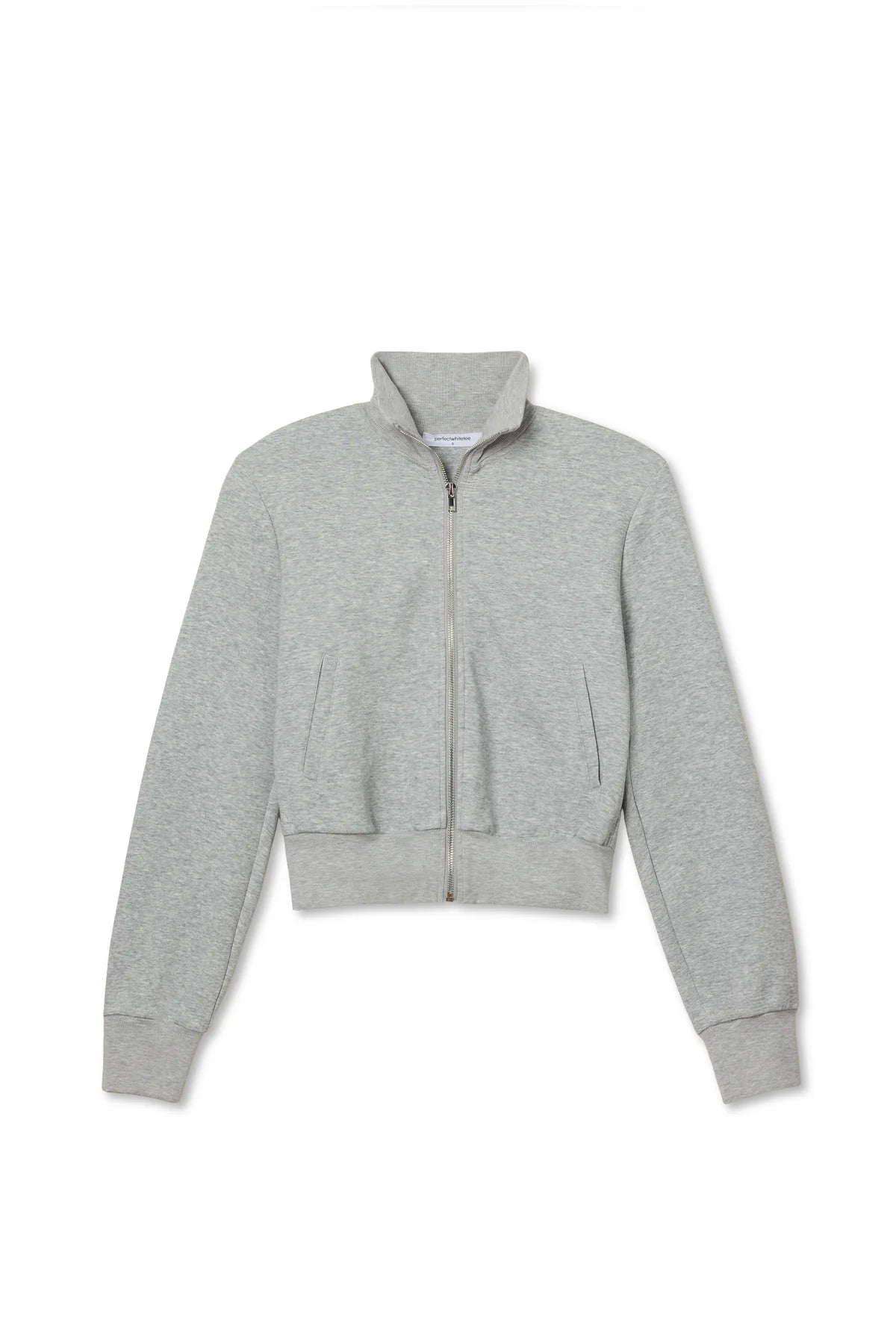 Milana Cropped Travel Track Jacket - perfectwhitetee - COLOR GAME