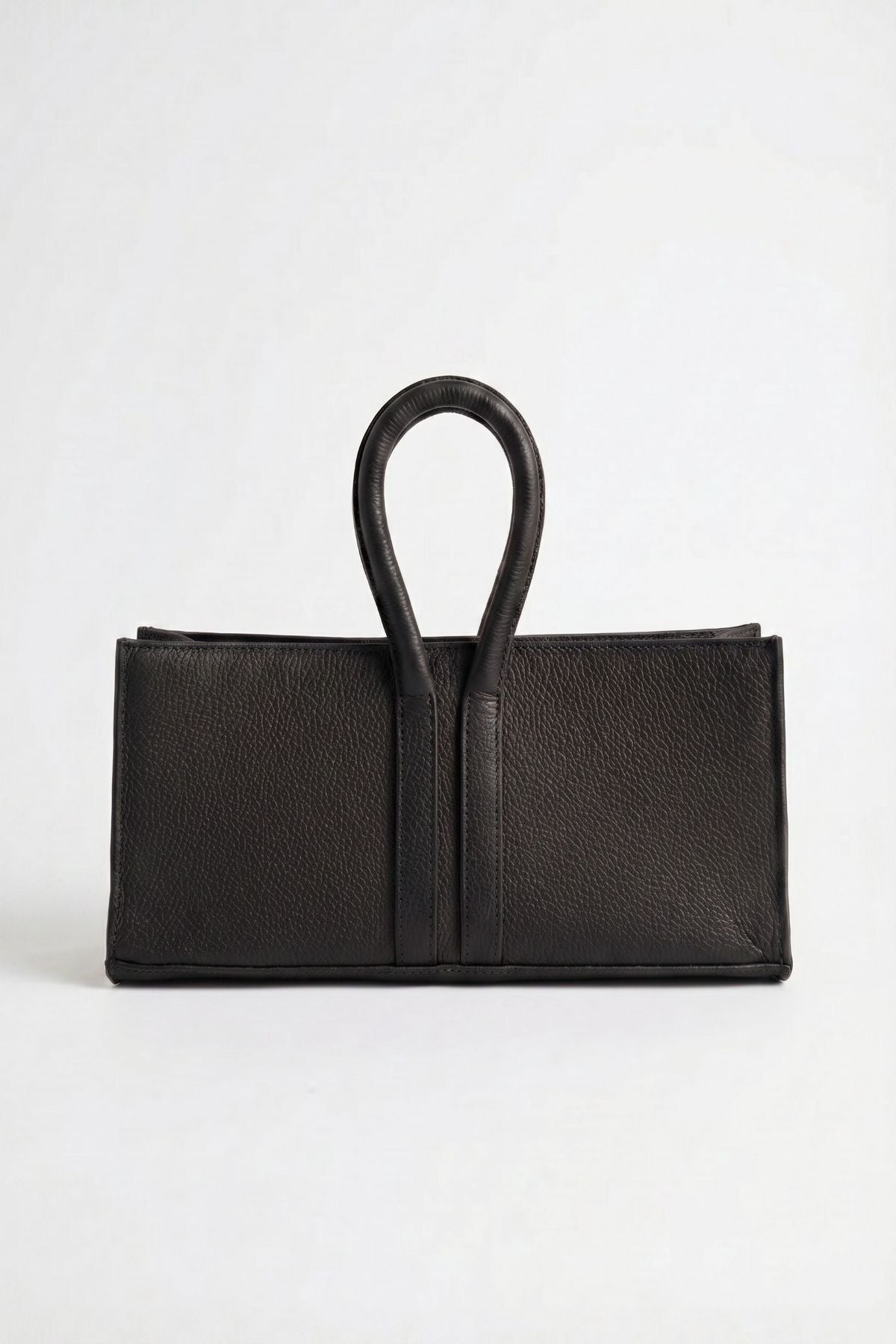 Mini Sally Leather Tote Black - Mesch - COLOR GAME