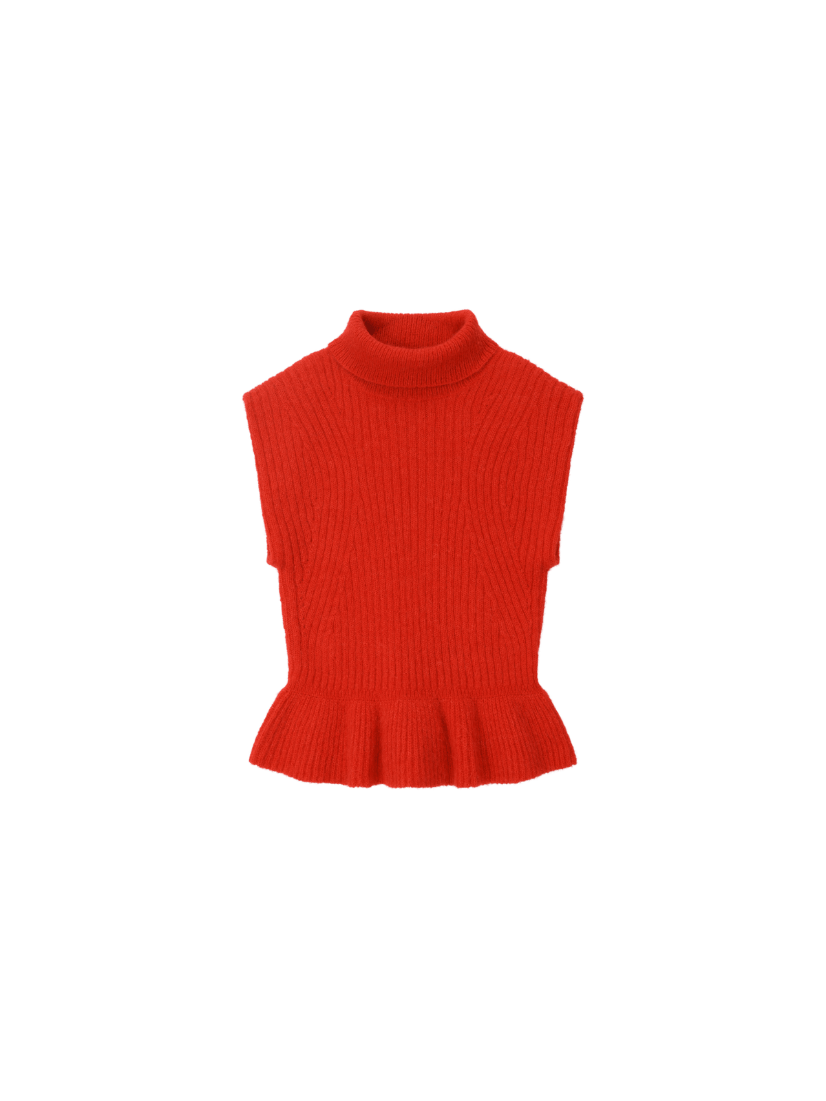Miranda Rouge Red Turtleneck Tank by Nation LTD – product flat