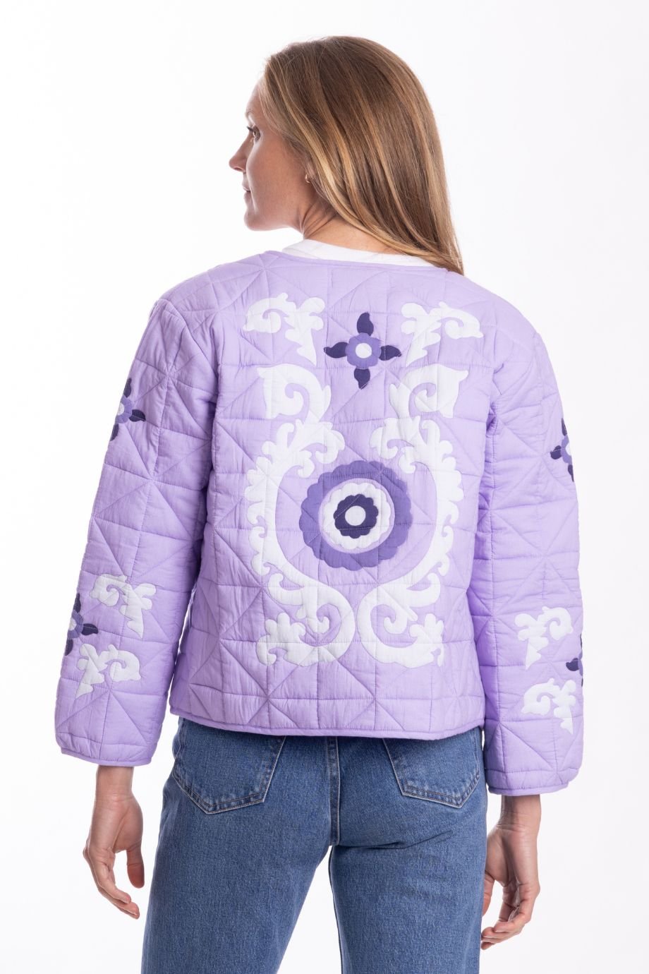 Naomi Lavender Quilted Jacket - Bindu - COLOR GAME