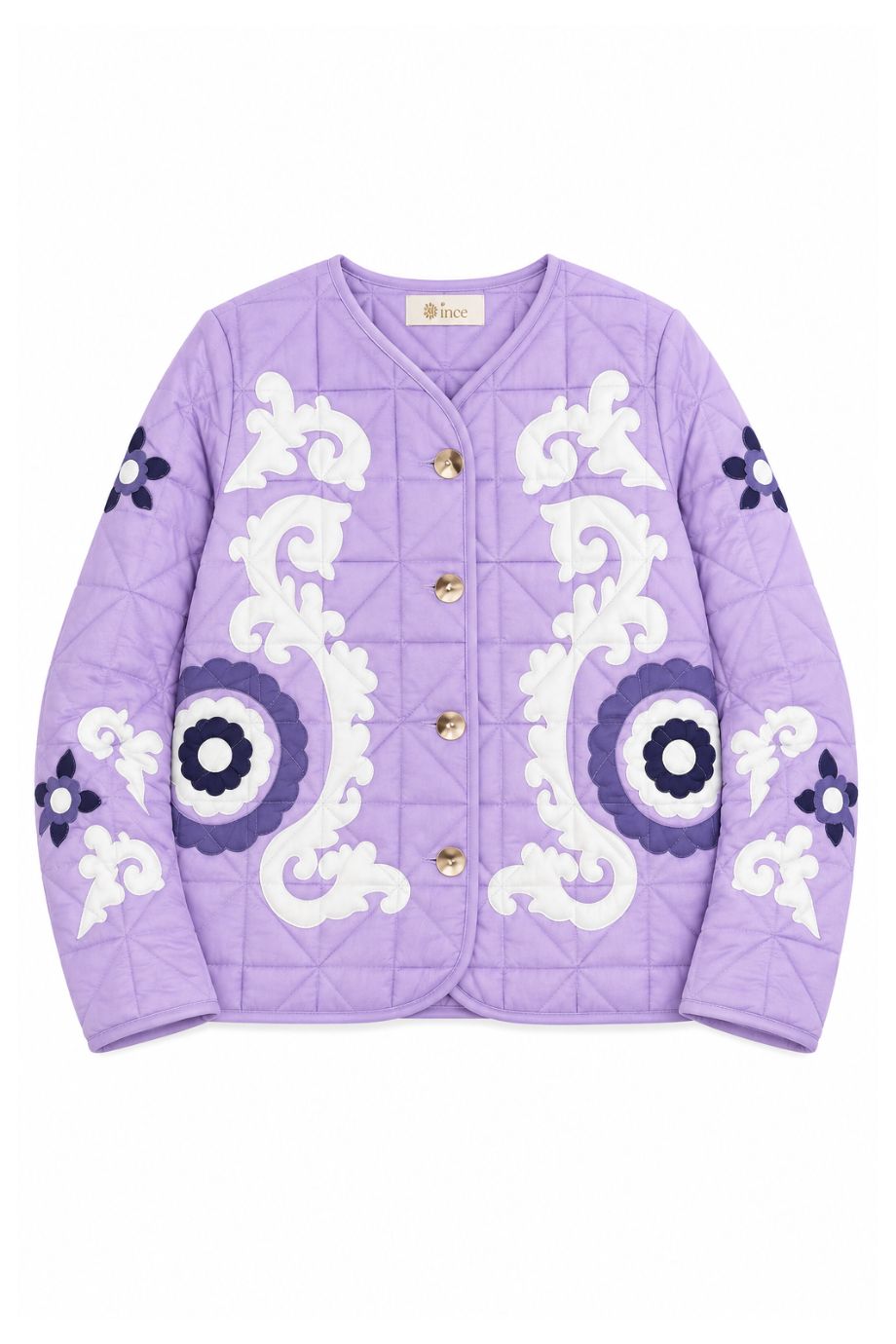 Naomi Lavender Quilted Jacket - Bindu - COLOR GAME
