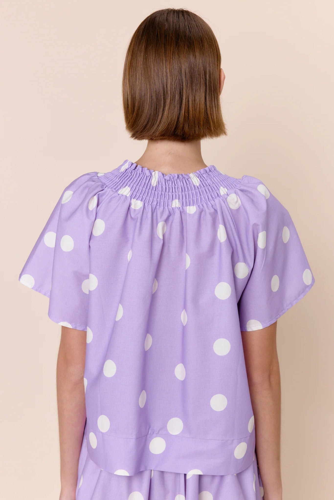 Natalie Smocked Neck Blouse - Sofia - COLOR GAME