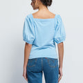 Naya Puff Sleeve Top Powder Blue - Nation LTD - COLOR GAME