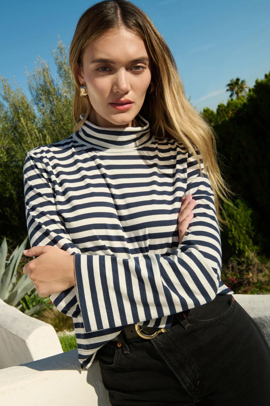 Neo Turtleneck Top - Nation Los Angeles - COLOR GAME