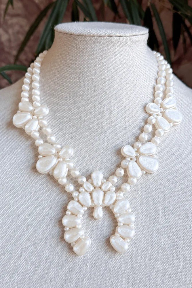 Night Bloom Necklace Pearl - Rahya Jewelry Design - COLOR GAME