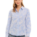 Nina Shirt Blue + White - Allison New York - COLOR GAME