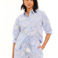 Nina Shirt Blue + White - Allison New York - COLOR GAME