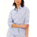 Nina Shirt Blue + White - Allison New York - COLOR GAME