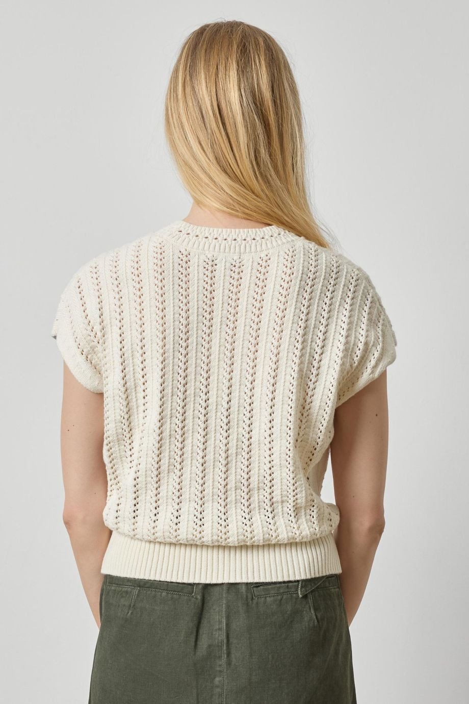 Novelty Stitch Wedge Sweater - Lilla P - COLOR GAME