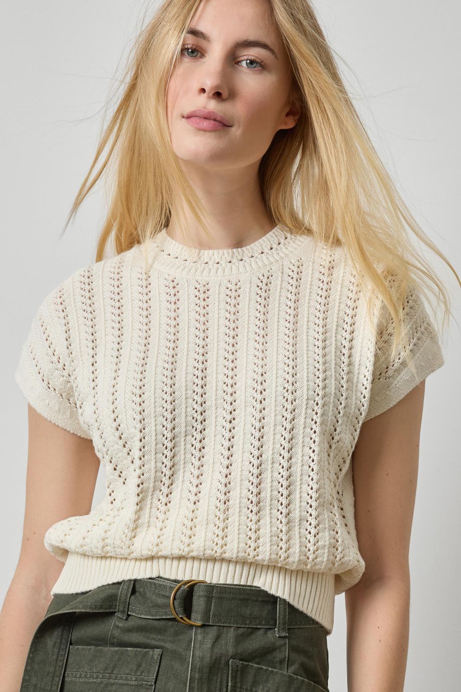 Novelty Stitch Wedge Sweater - Lilla P - COLOR GAME
