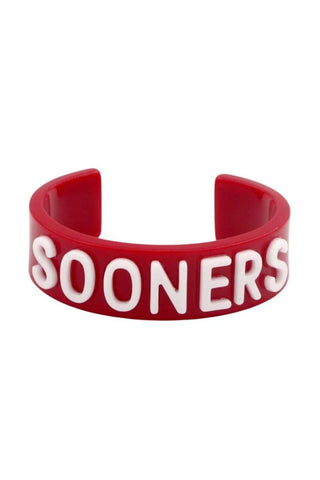 Oklahoma Crimson Sooners Cuff - Brianna Cannon - COLOR GAME