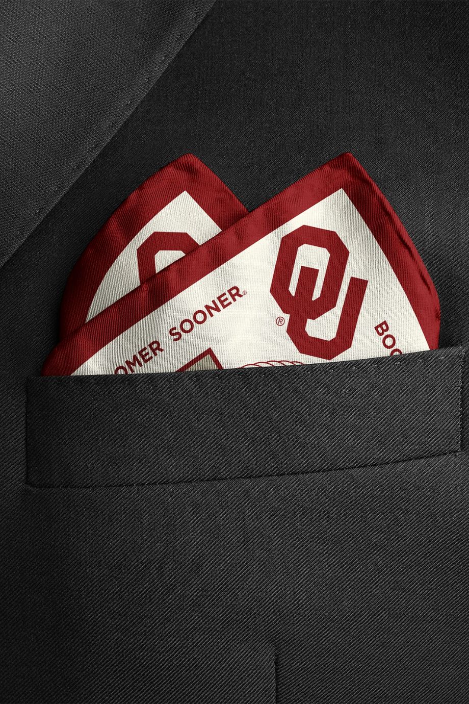 Oklahoma Sooners Pocket Scarf - Saturday Silks - COLOR GAME