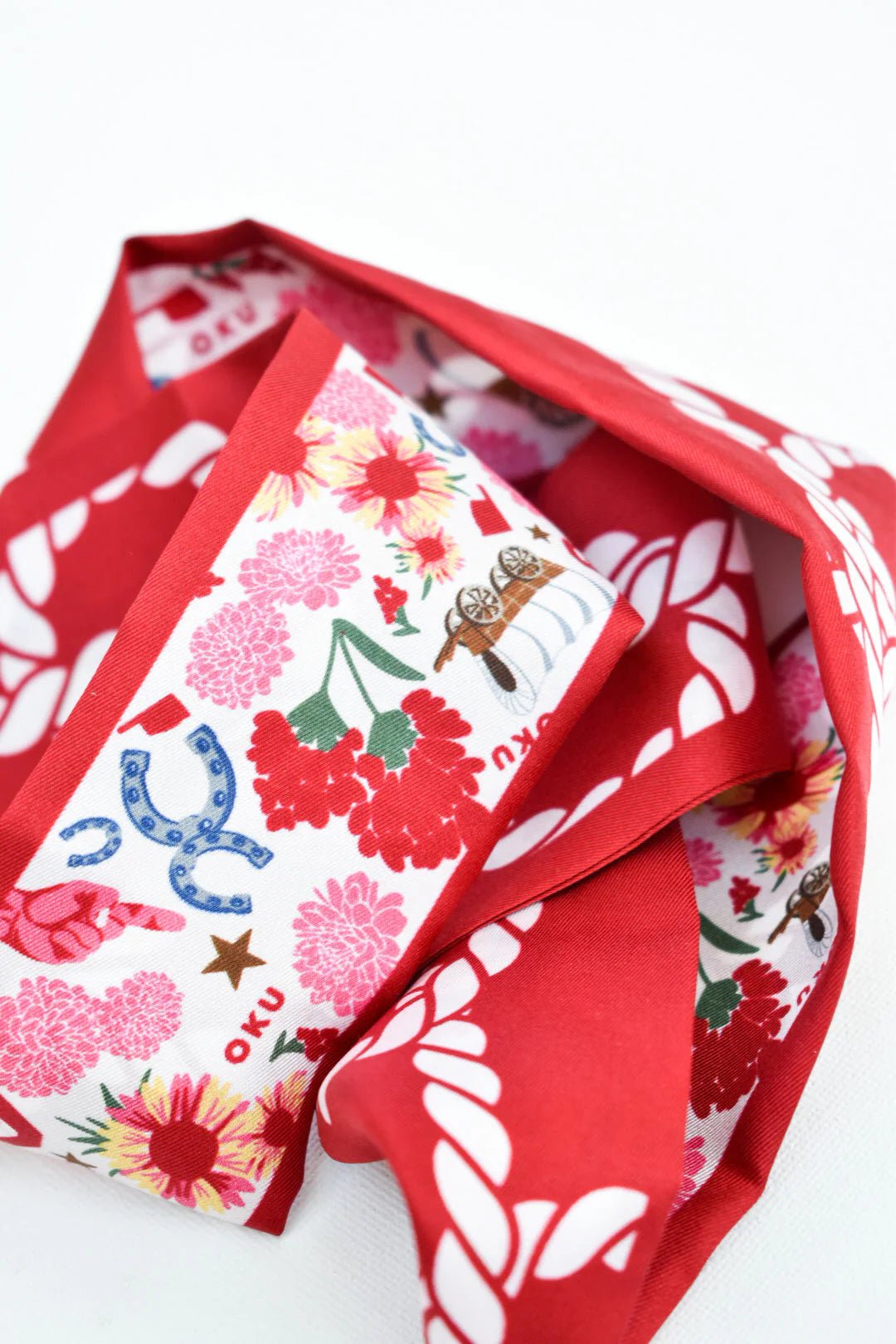 Oklahoma Sooners Skinny Scarf - Saturday Silks - COLOR GAME