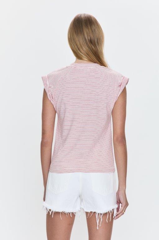 Olivia Tee Ruby Stripe - FINAL SALE - Pistola - COLOR GAME