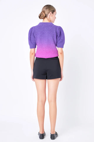 Ombre Sweater Top Purple - English Factory - COLOR GAME