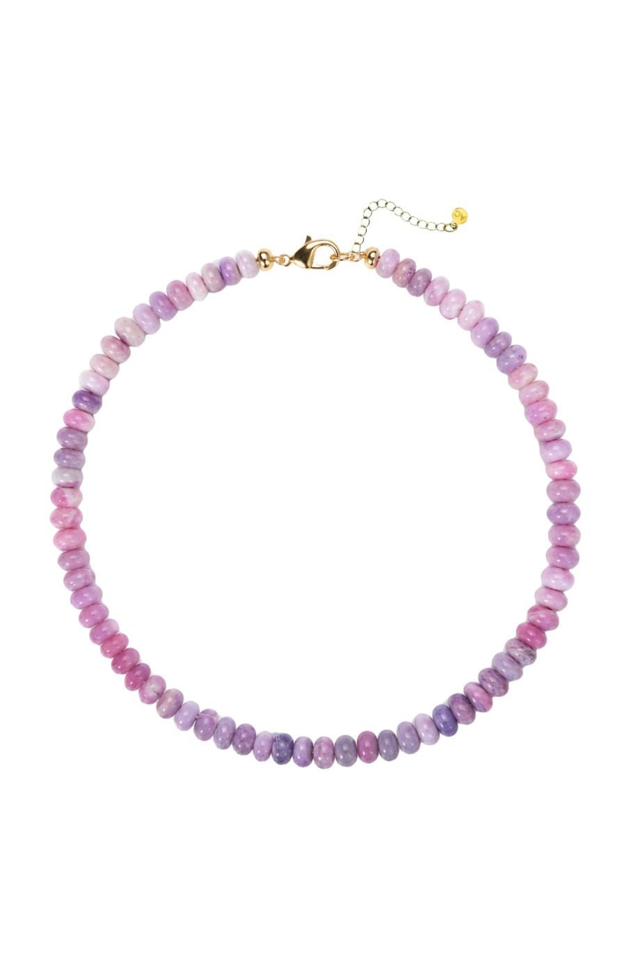 Orchid Beaded Collar Necklace - Accessory Concierge - COLOR GAME