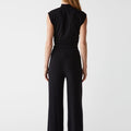 Ozzie Wide Leg Jersey Pants Black - Michael Stars - COLOR GAME