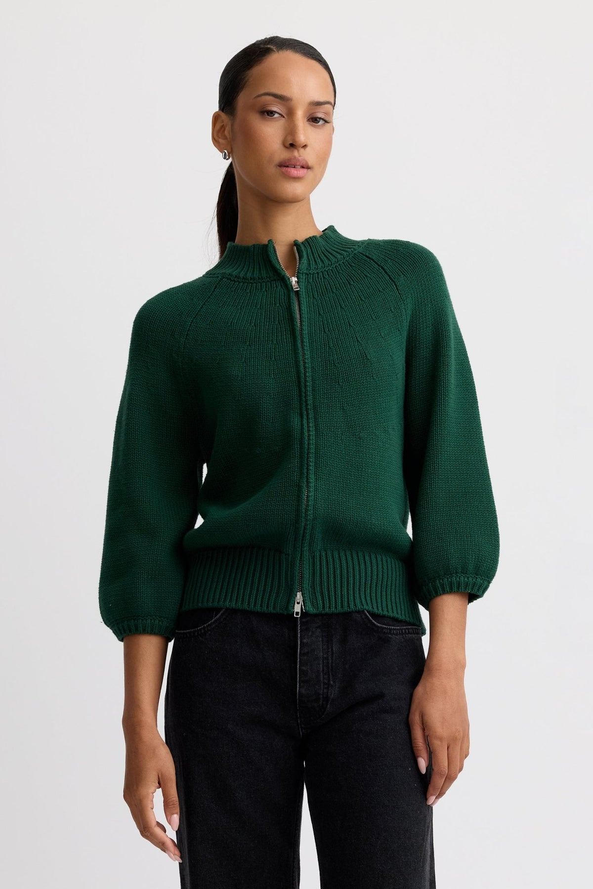 Parker Shrunken Jacket in Hunter by Stitches + Stripes