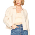 Pebble Cargo Jacket Belgian Creme - Susana Monaco - COLOR GAME