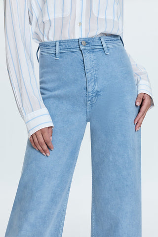 Penny High Rise Wide Leg Frost Blue Jeans - Pistola - COLOR GAME