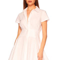 Poplin Shirt Dress- Sugar - Susana Monaco - Color Game