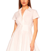 Poplin Shirt Dress- Sugar - Susana Monaco - Color Game